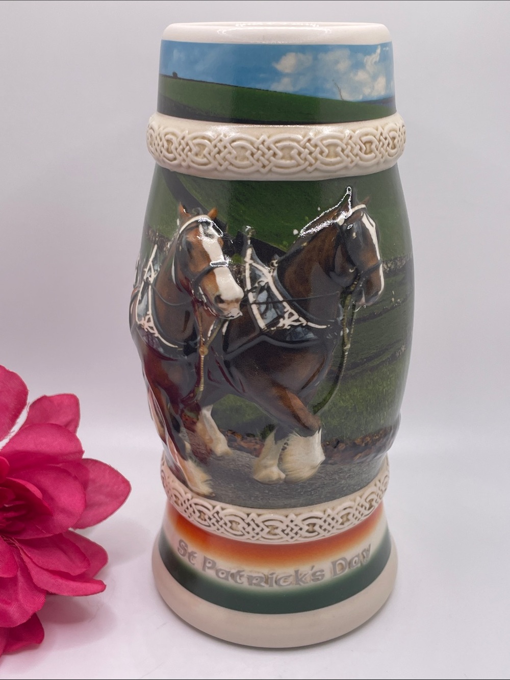 2005 Anheuser-Busch “Clydesdales In Ireland” St. Patrick’s Day Beer Stein